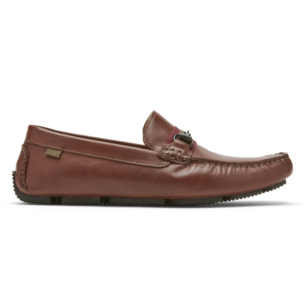 Mocasini Barbati Rockport Rhyder Bit Slip-Ons Maro - Romania 7461-IASUL